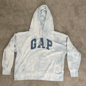 Blue tie dye Gap hoodie